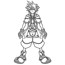 230x230 Top 25 Free Printable Kingdom Hearts Coloring Pages Online