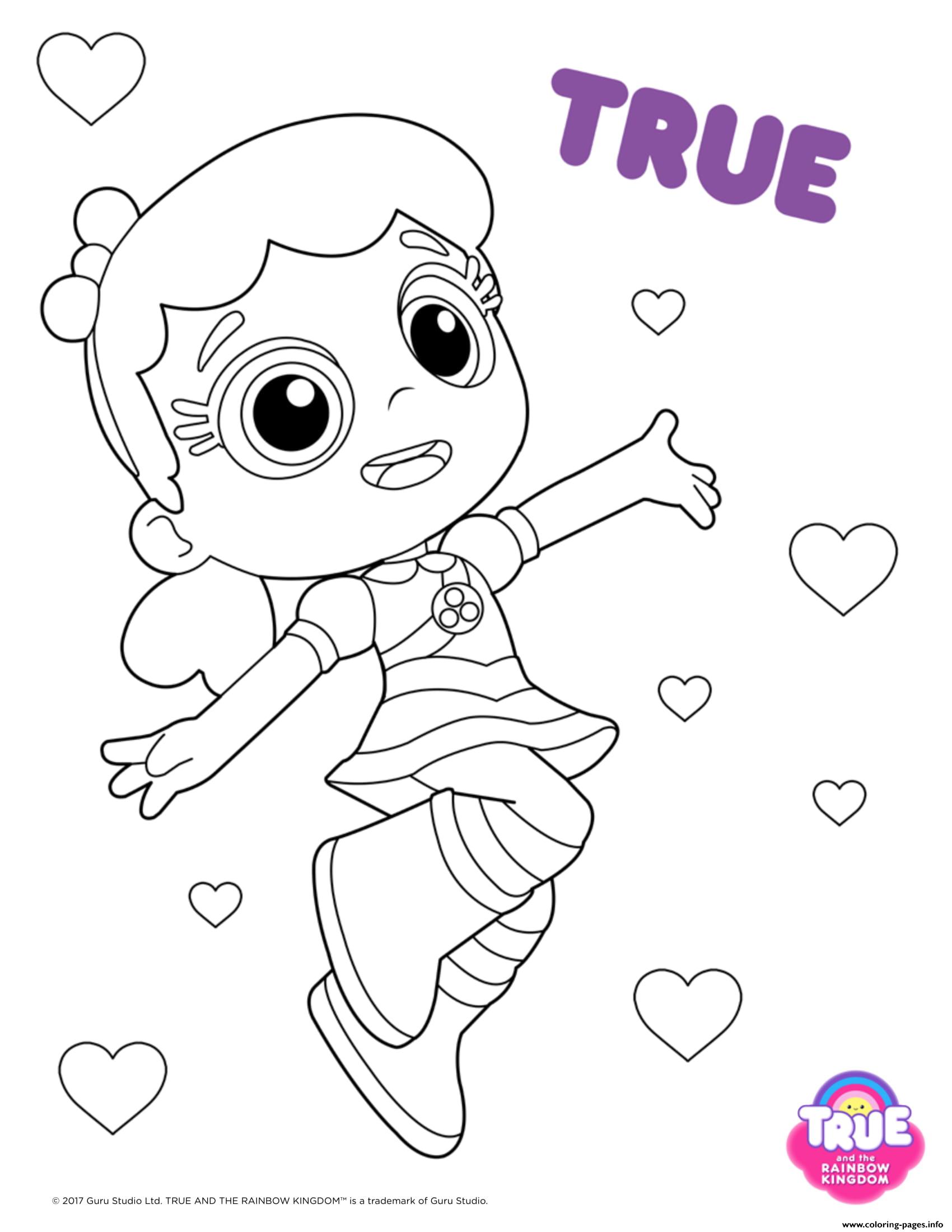 1700x2200 True 1 True And The Rainbow Kingdom Coloring Pages Printable