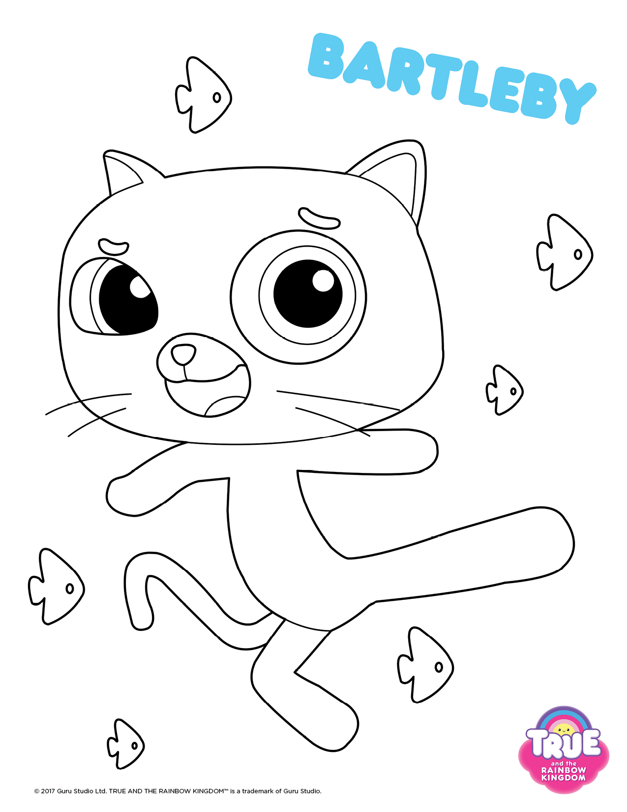 1275x1650 True And The Rainbow Kingdom Coloring Pages