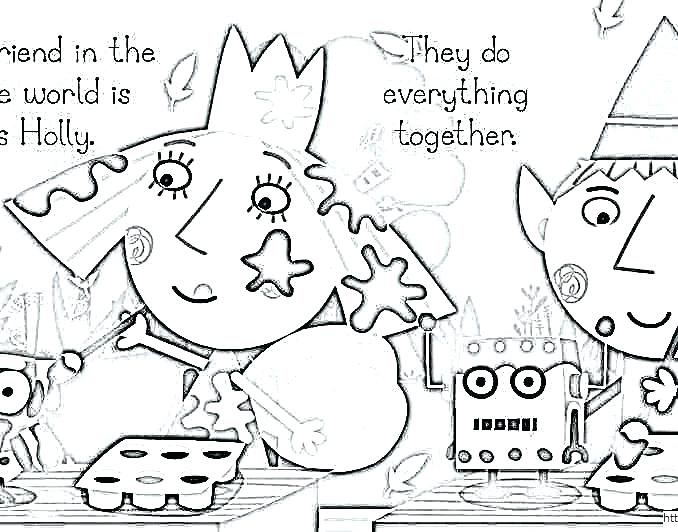 678x532 Ben Holly Coloring Pages Holly Pictures To Print