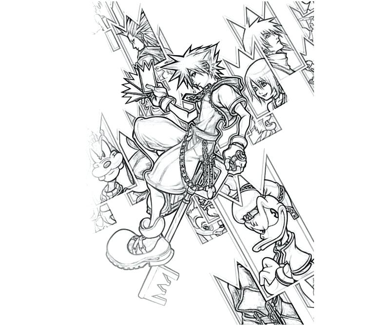 800x667 Hearts Coloring Pages Kingdom Hearts Coloring Pages Free Printable