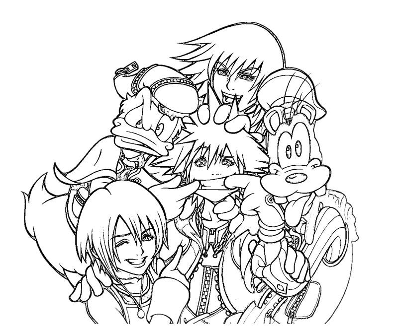 800x667 Kingdom Hearts Coloring Pages On Kingdom Hearts Coloring Pages