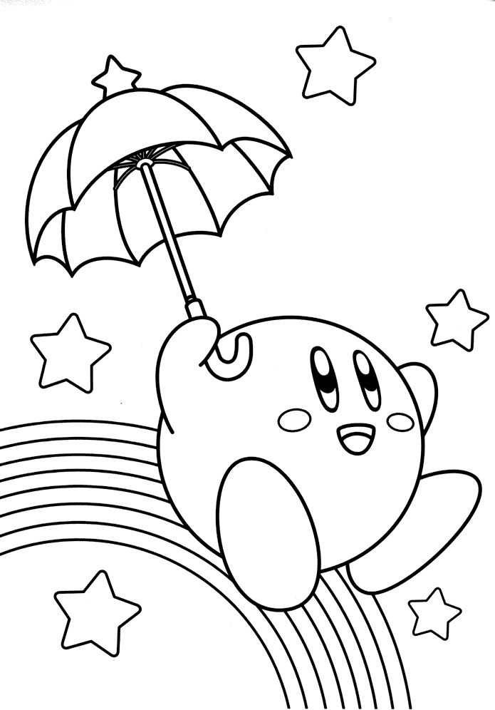 695x996 Kirby Coloring Pages Beautiful Kirby Coloring Pages