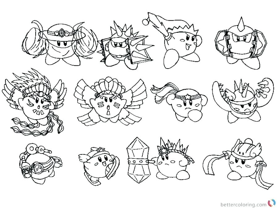 900x680 Kirby Coloring Pages Coloring Pages Page Of Baby Kirby Coloring