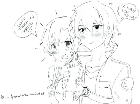 472x350 Sword Art Online Coloring Pages Anime Color Pages Boy Coloring