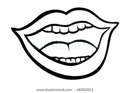 450x320 Coloring Pages For Kids Online Lips Page High Quality Kissing Fish