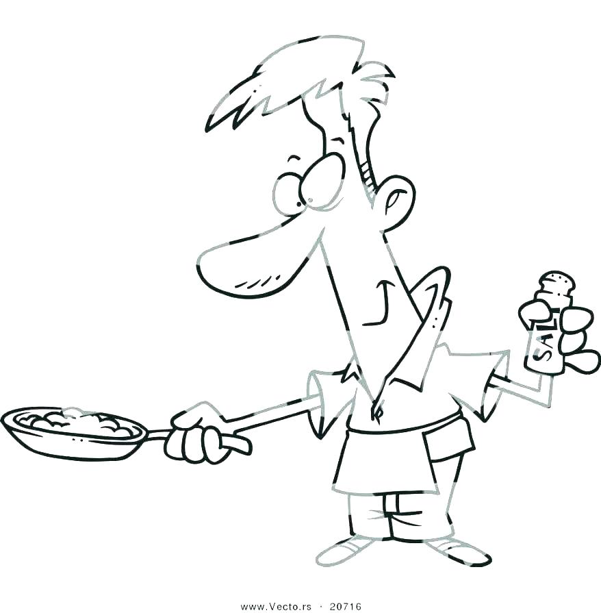 878x895 Cooking Coloring Page Cooking Utensils Coloring Pages