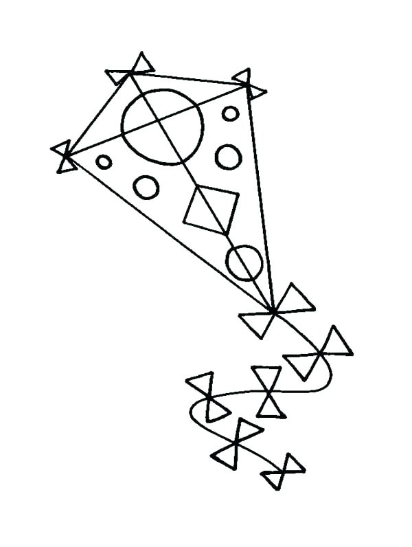 600x796 Coloring Pages Of Kites Coloring Pages Of Kites Kite Coloring