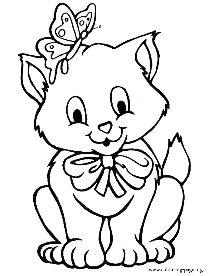 700x912 Kitten Color Pages Color Kittens Book Also Kittens Coloring Kitten