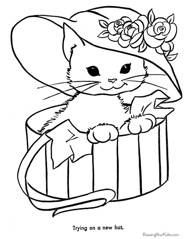 670x820 Free Printable Kitten Coloring Pages Best 25 Cat Coloring Page