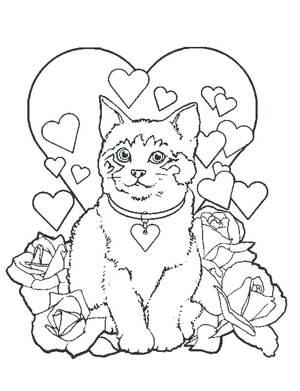 615x800 Kitten Coloring Pages Other Coloring Pages Kitten Colouring Pages