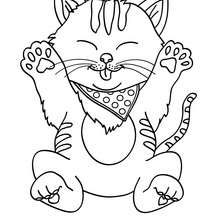 220x220 Kitten Coloring Pages, Drawing For Kids, Reading Amp Learning