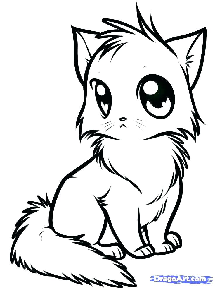 736x984 Cute Kittens Coloring Pages