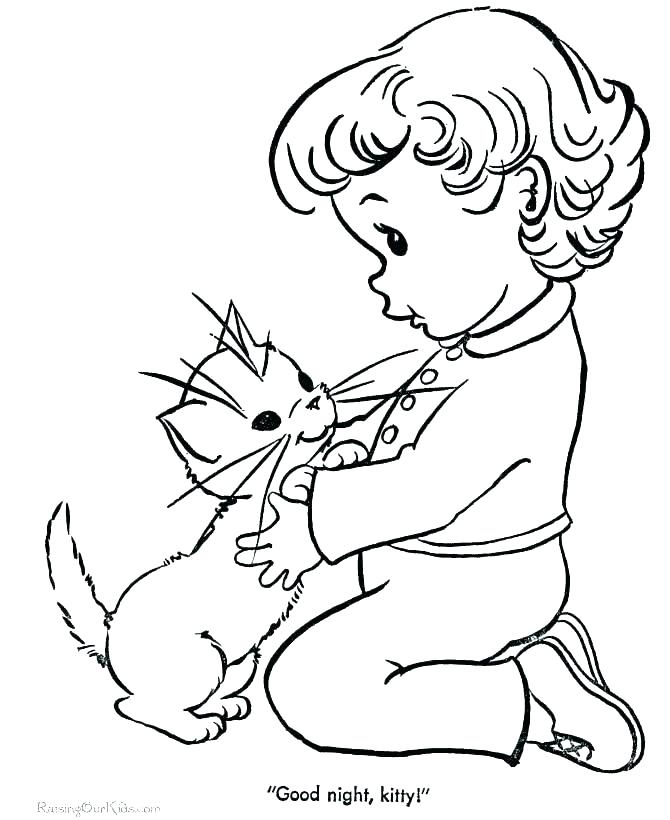 670x820 Stunning Kitten Coloring Pages To Print Coloring Pages Of Kittens