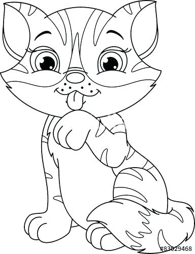 384x500 Kitten Coloring Pages Kitten Coloring Picture Gallery Of Cute