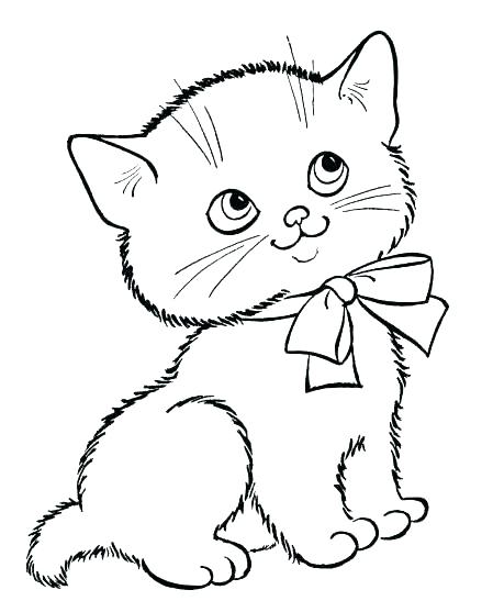 449x547 Kitten Coloring Pages Printable Printable Kitten Coloring Pages