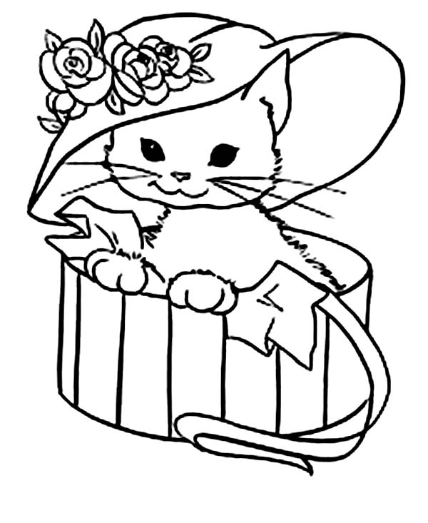 600x733 Kitty Cat Coloring Pages Elegant Kitten Coloring Pages Free Logo