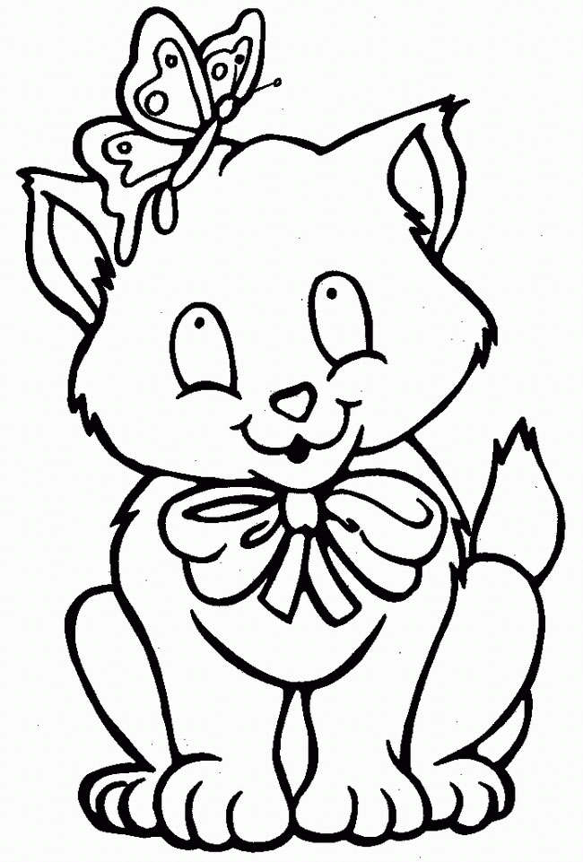 650x961 Kitty Coloring Pages Inspirational Kitty Cat Coloring Pages Free