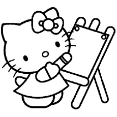 230x230 Top 75 Free Printable Hello Kitty Coloring Pages Online