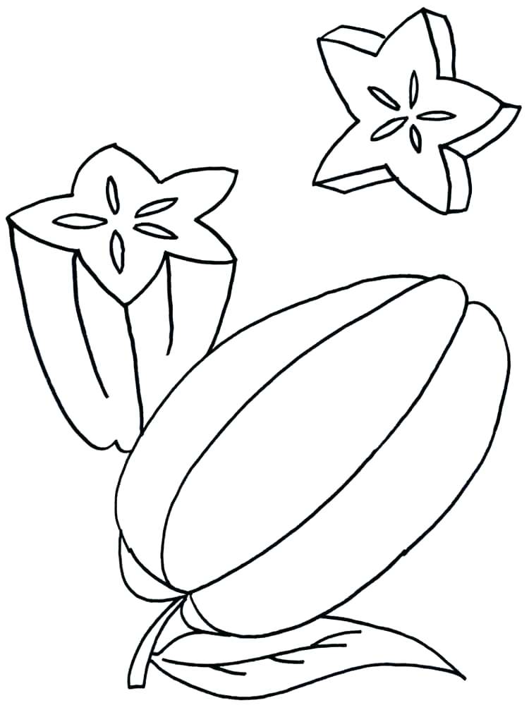 750x1000 Fruits Coloring Pages Pdf A Kiwi Fruit Coloring Page Fruits