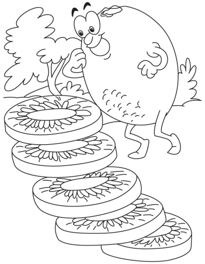 420x542 Kiwi Coloring Page Download Free Kiwi Coloring Page For Kids