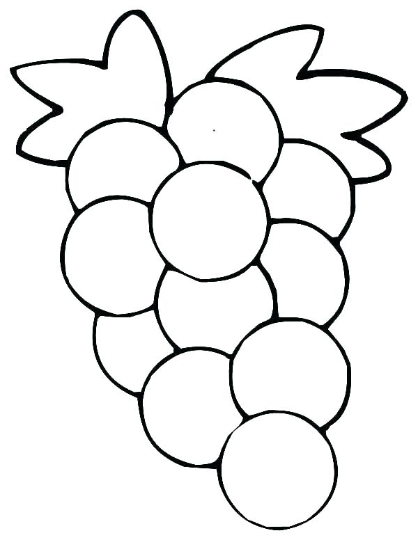 600x776 Fruit Basket Colouring Pages