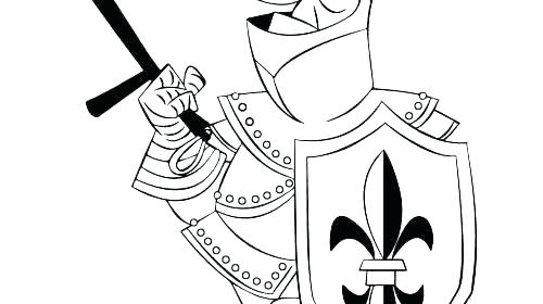 Knight Coloring Pages
