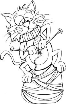 230x364 Free Cat Coloring Pages, Printable Coloring Book Pages For Kids