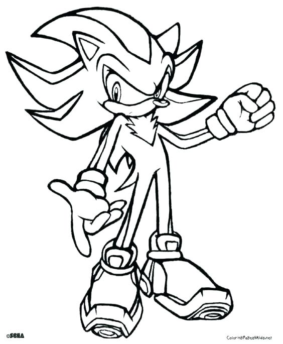Knuckles Coloring Pages