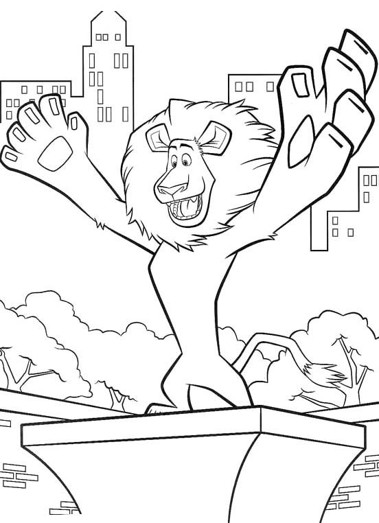 552x762 8 Best Madagascar Color Pages Images On Coloring Pages