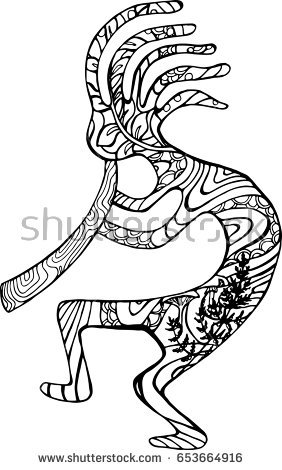 282x470 Gallery Kokopelli Coloring Page,