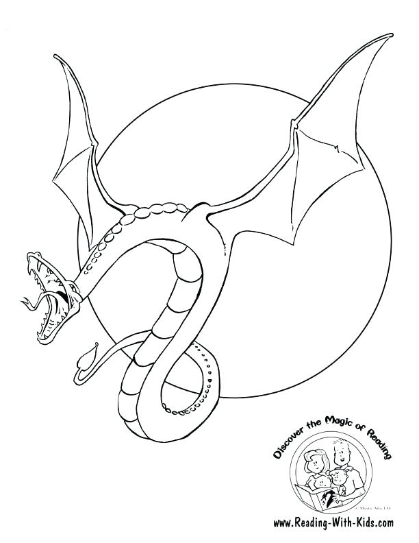 612x792 Komodo Dragon Coloring Pages Free Printable Dragon Coloring Pages