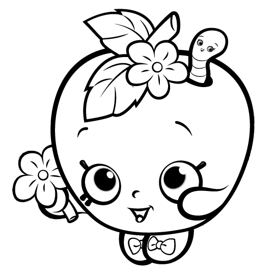 538x538 Shopkins Coloring Pages