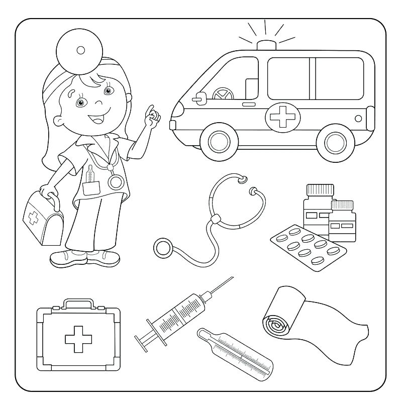800x800 First Aid Coloring Pages Lotion Tube Ointment First Aid