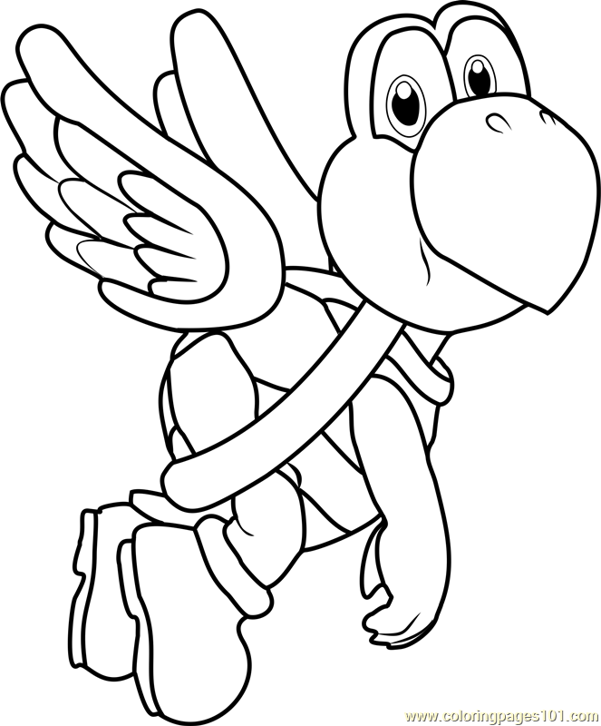 663x800 Koopa Coloring Pages