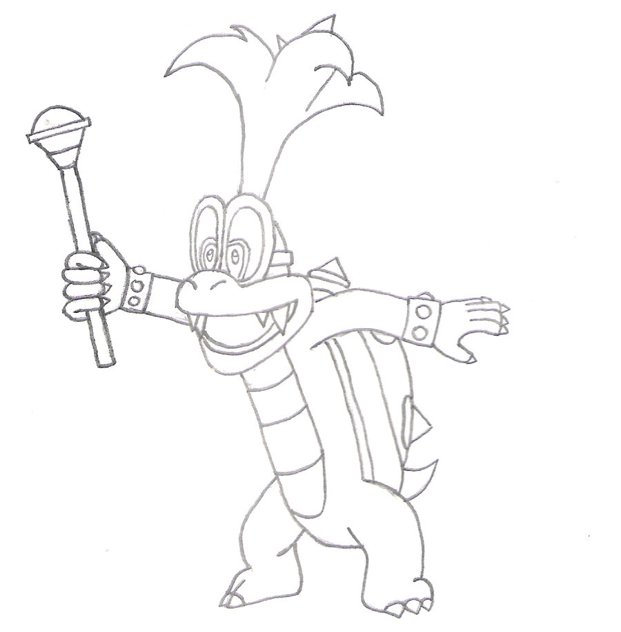 900x915 Fresh Super Mario Coloring Pages Lemmy Collection Free Coloring