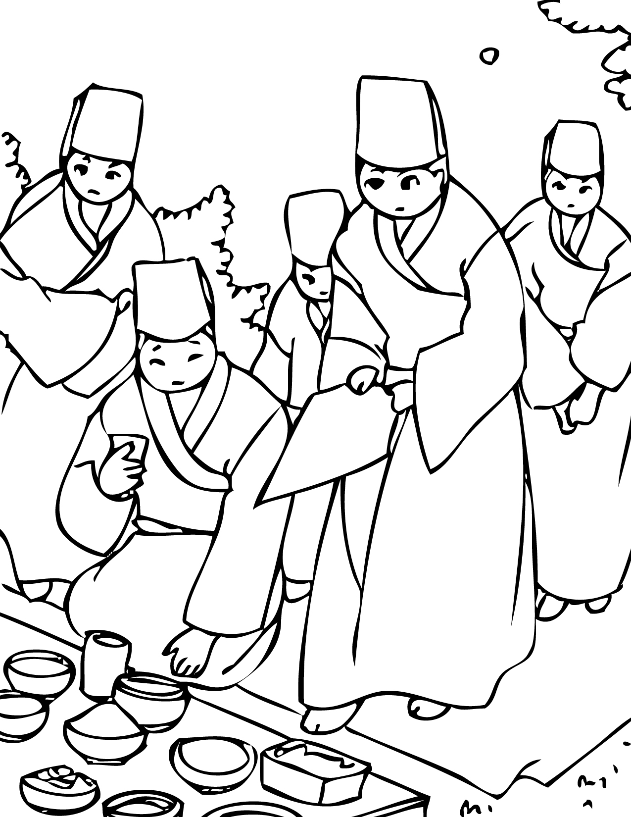 1275x1650 Hansik Coloring Page