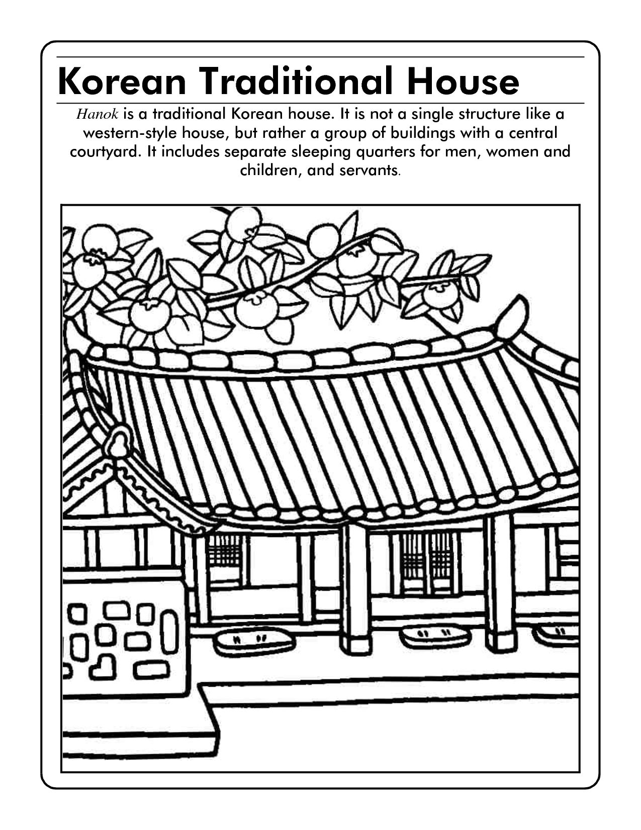 1275x1650 In South Korea Coloring Pages