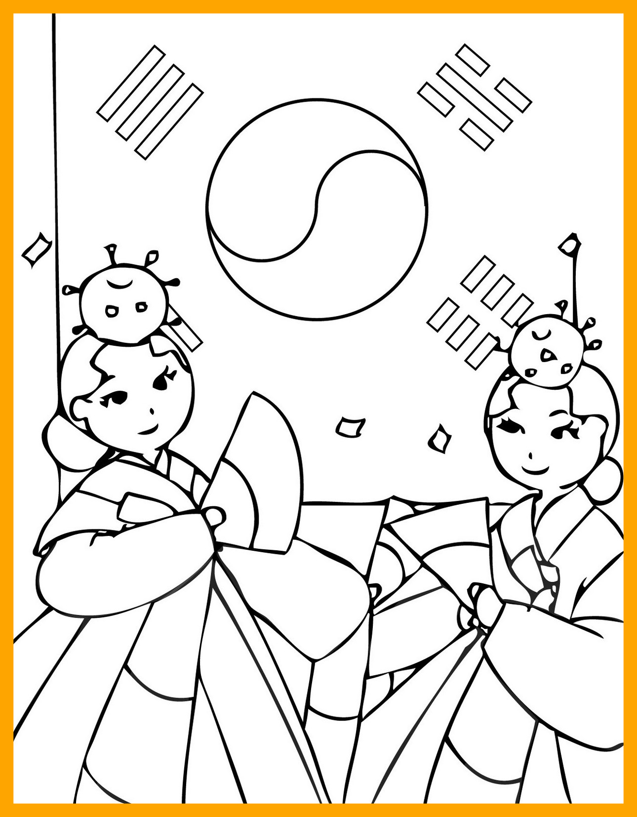 1290x1654 Flag Day Coloring Pages Printable