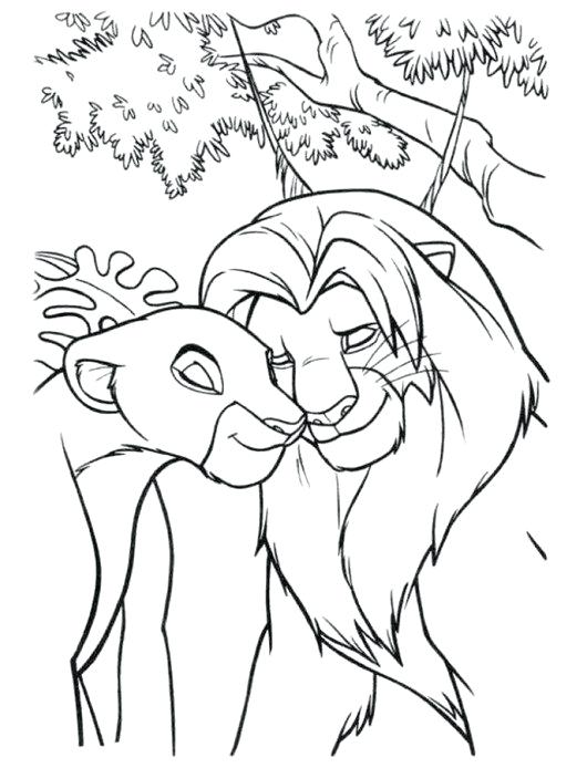 530x694 Lion King Color Pages And In Love The Lion King Coloring Page Lion