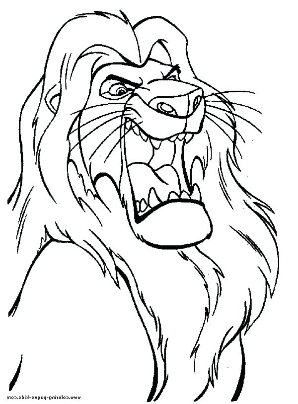 600x814 The Great Lion King Coloring Page Download Print 2 Kovu Pages