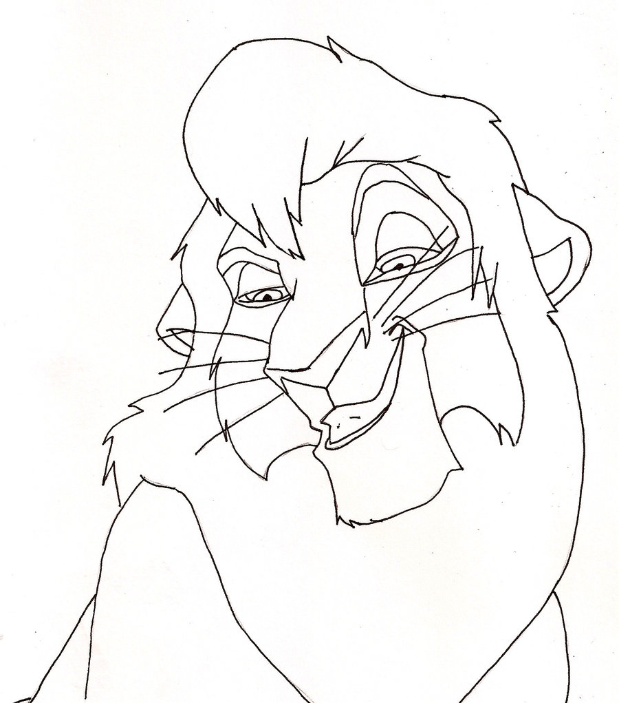 900x1021 Wonderful Lion King Coloring Pages Kovu Fiscal
