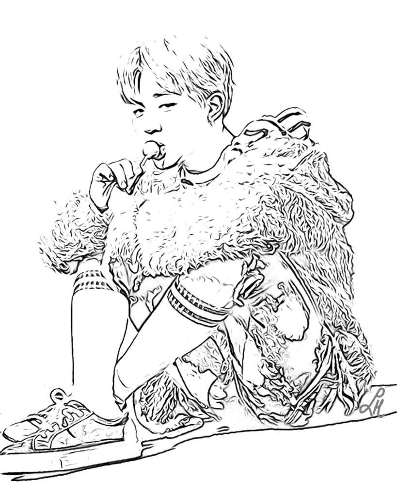 819x1024 Hq Bts Coloring Pages