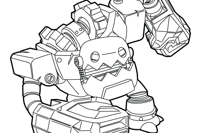 820x544 Coloring Page Skylanders