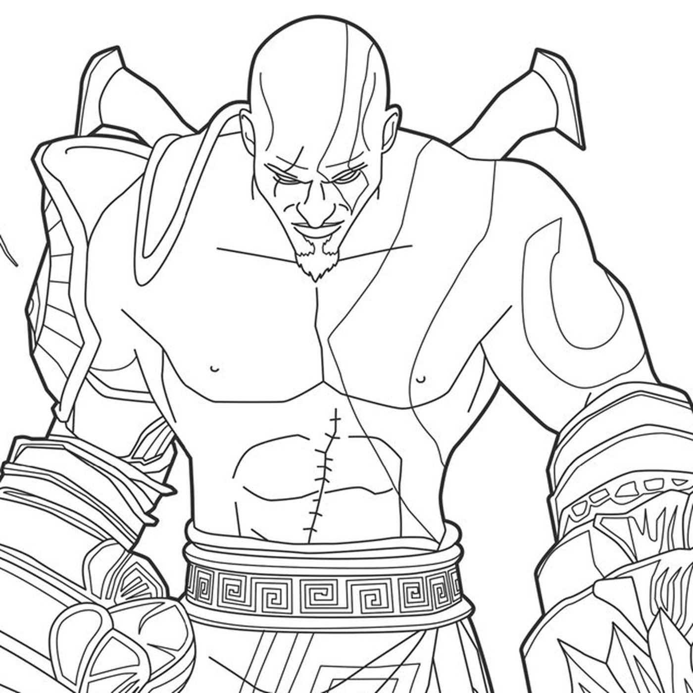1400x1400 Kratos 0 Coloring Pages