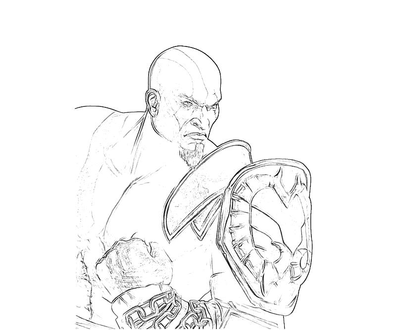 800x667 Kratos Coloring Pages