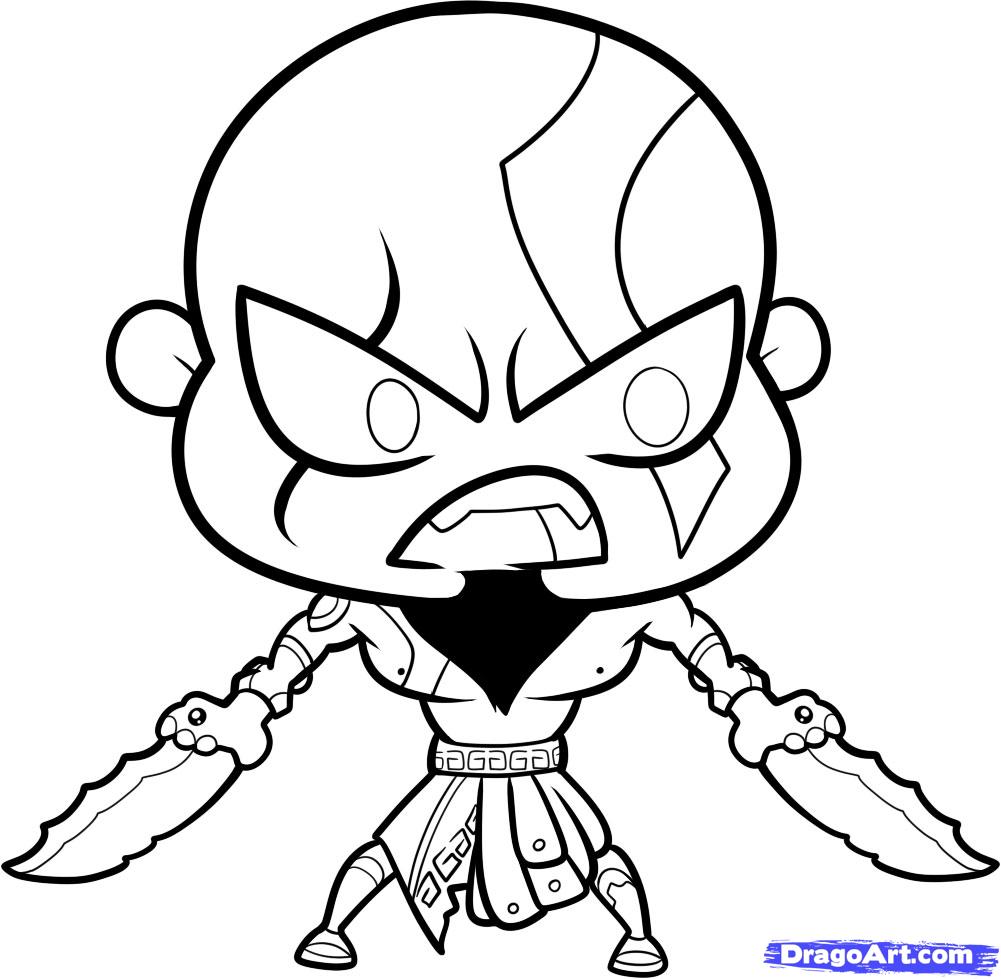 1001x979 Kratos Sword Drawing