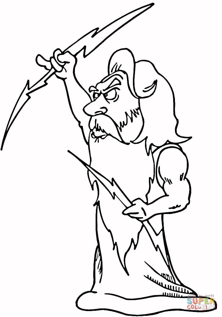 750x1071 Kratos Vs Zeus Picture Image Simple Drawing