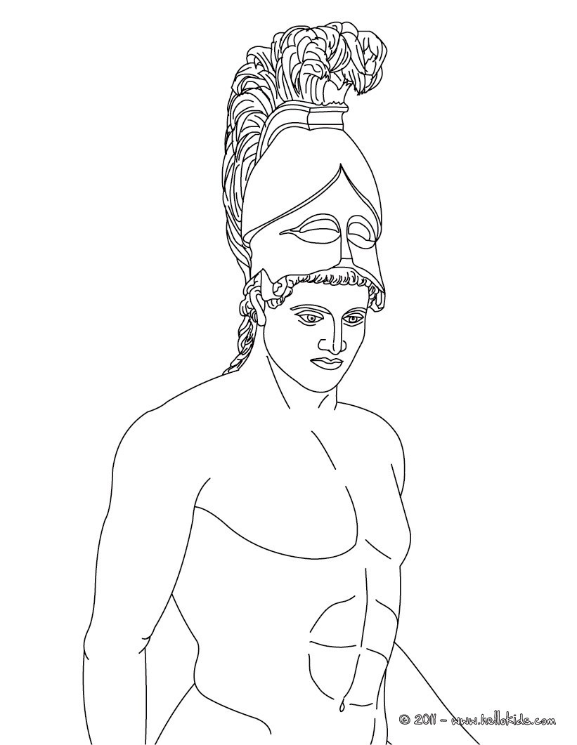821x1061 God Of War Coloring Pages