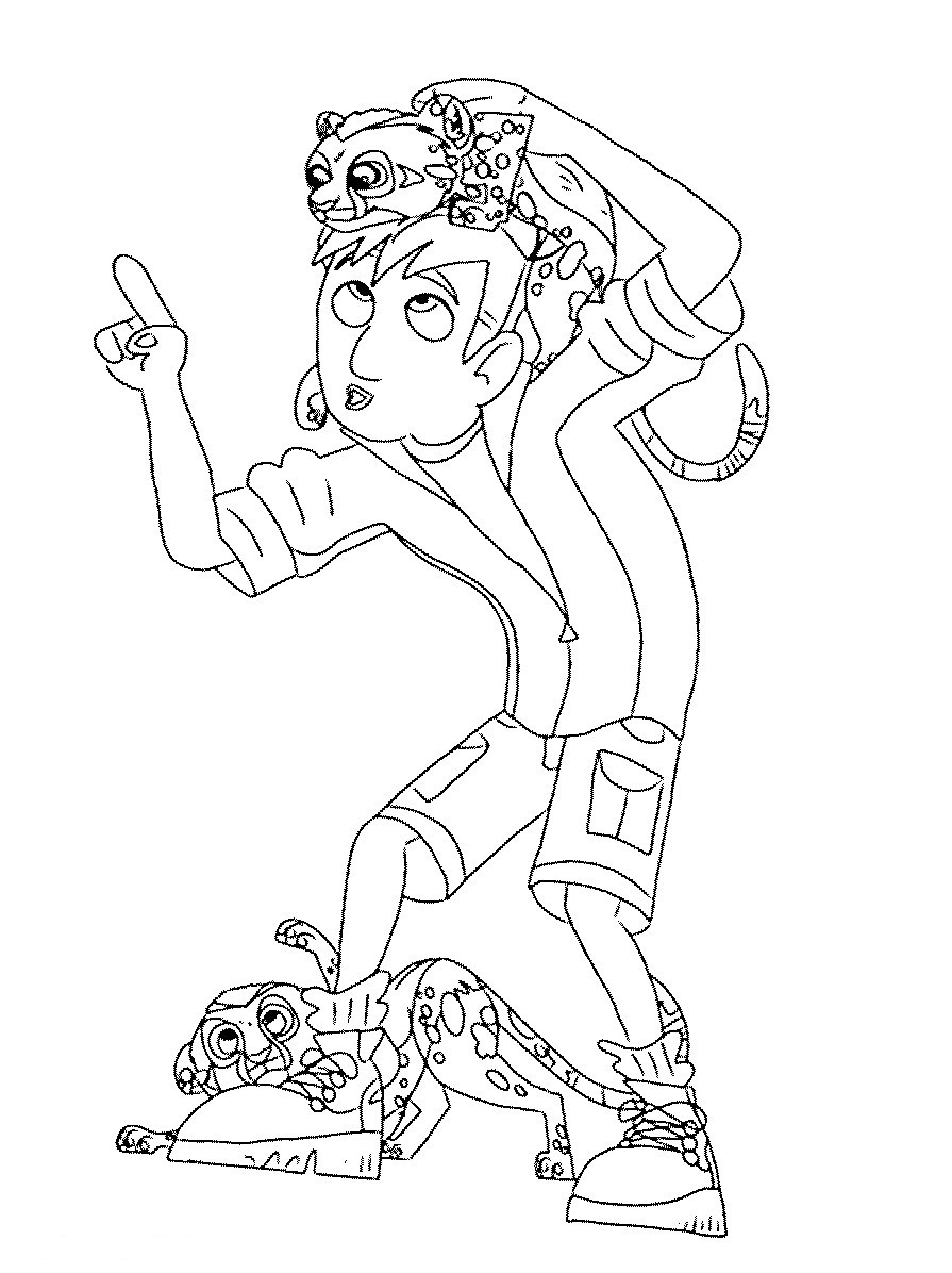 Kratt Brothers Coloring Pages